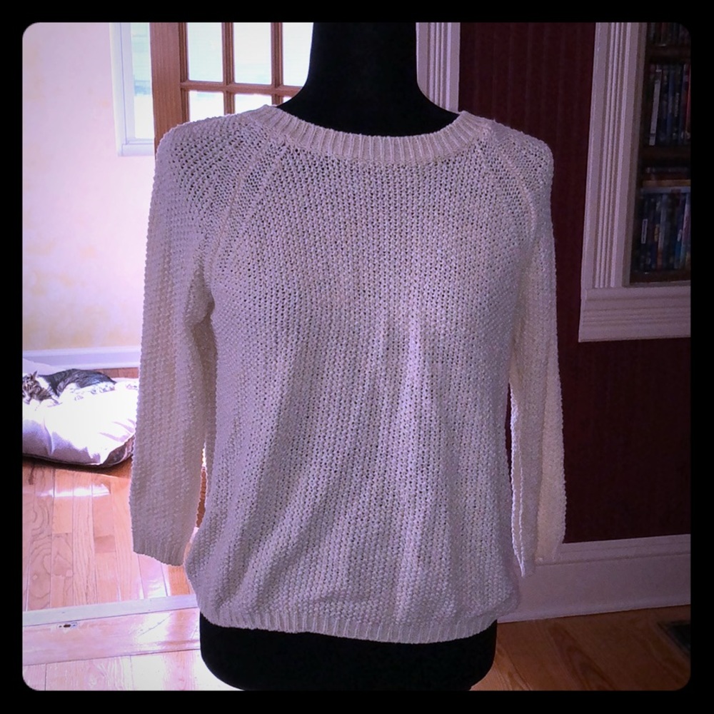 Forever 21 cream sweater.